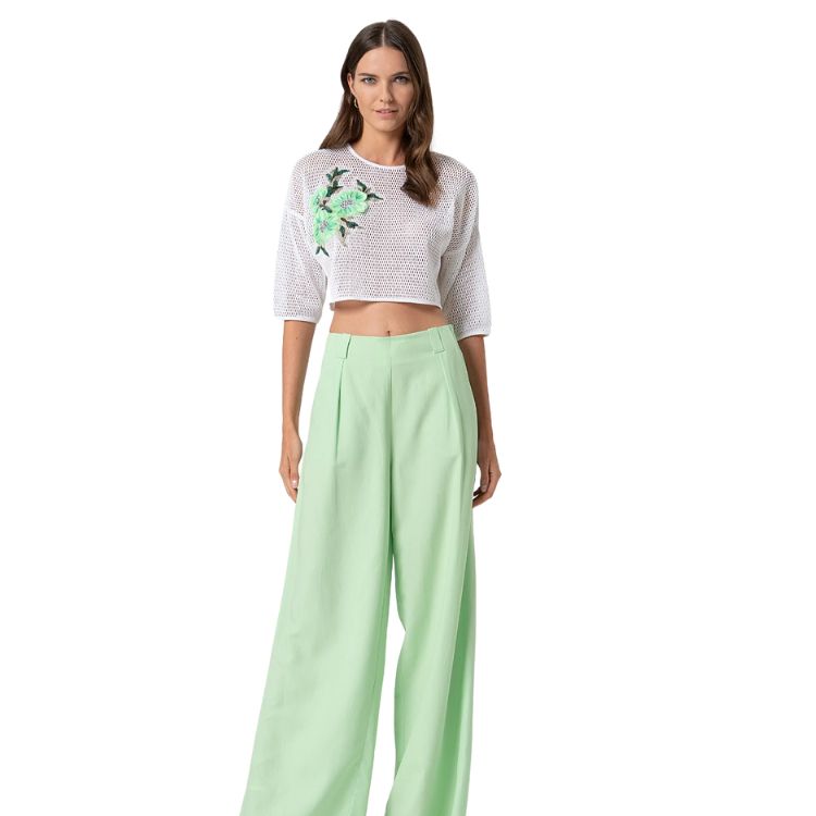 Palazzo pant with high waist