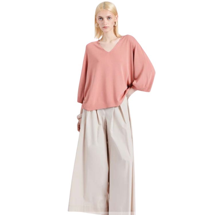 Beige Culotte Rok-Broek – Katoen | Blue Bianco Milano Made in Italy