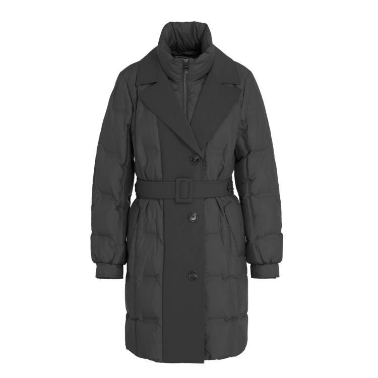 Zwarte Dons Trenchcoat – Made in Italy | Tijdloze Luxe Jas