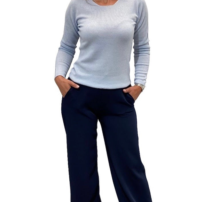 Cashmere blend trui