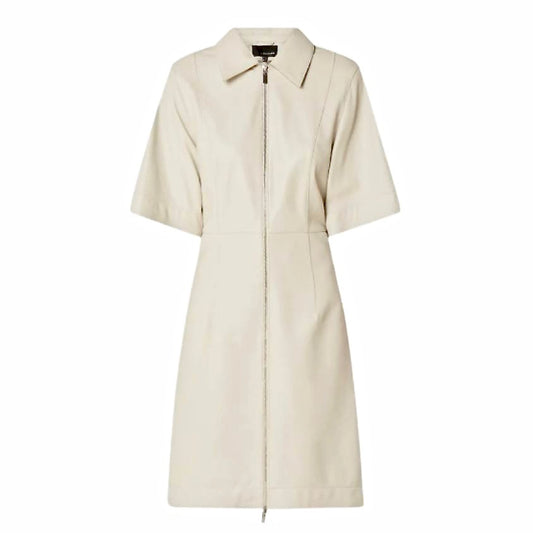 NYX midi kokerjurk van schapenleer Studio AR - by Arma