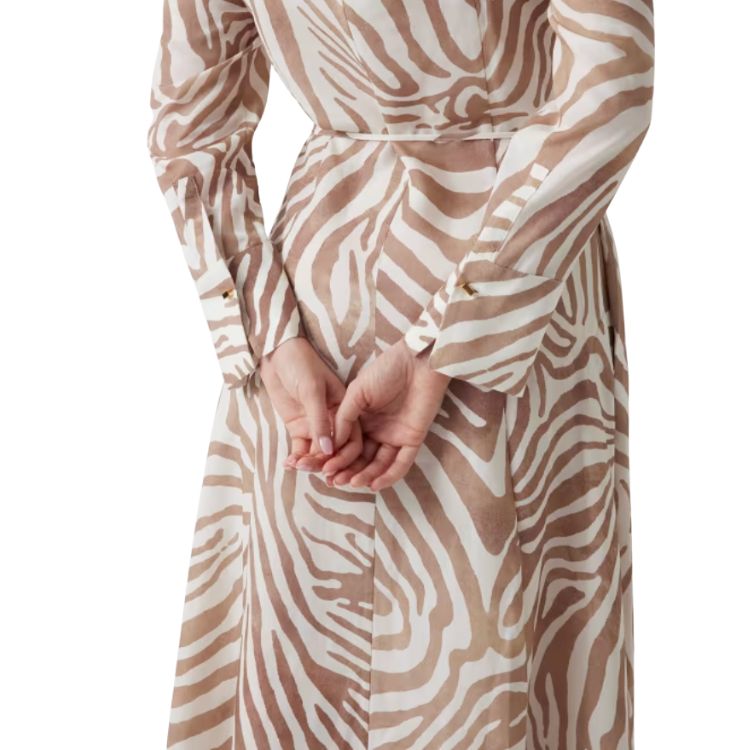 Maxi jurk met zebraprint