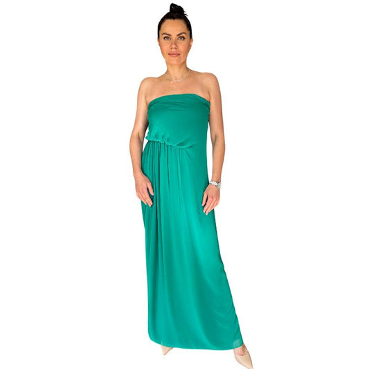Strapless gala jurk