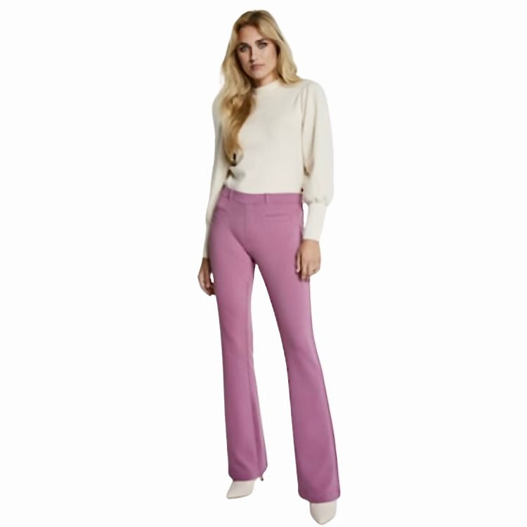 Para-MI broek model Mira Twill Jersey - Mauve kleur