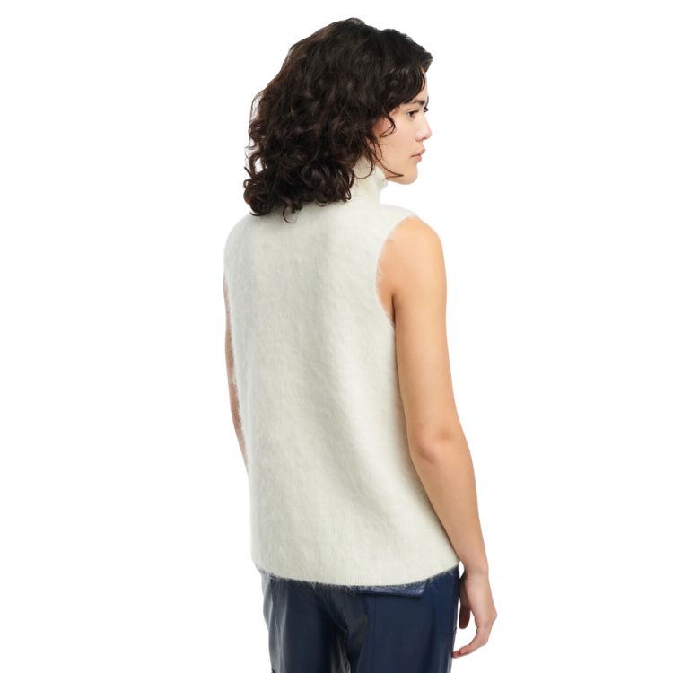 Blended mohair merino wol gilet