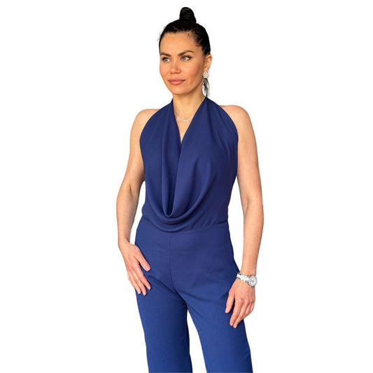 Jumpsuit met open rug