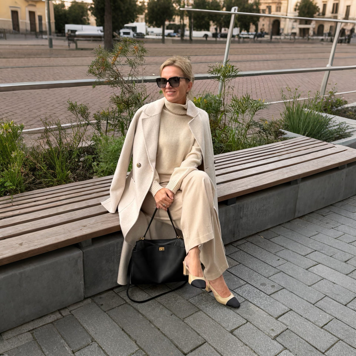 Handmade Wool & Camel Long Coat