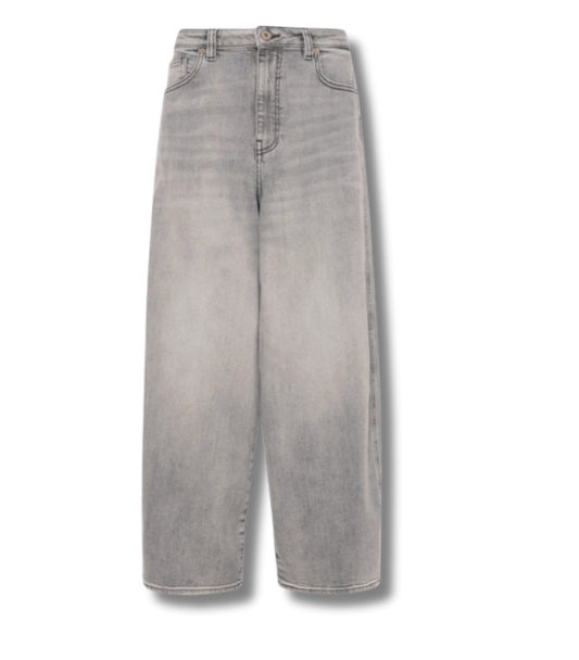 Fracomina Grey Balloon Denim Jeans