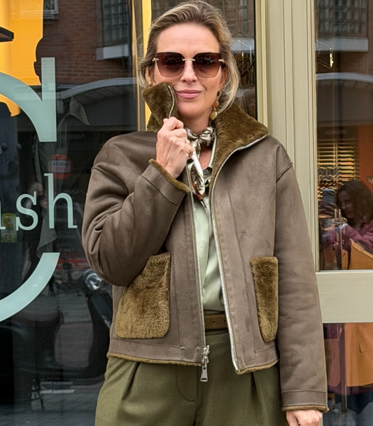 Reversible Faux Fur Jacket