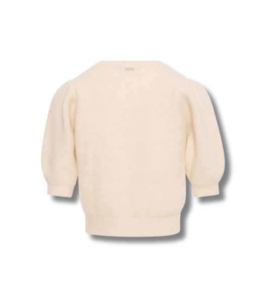 Fracomina Butter Knit Sweater with Sequin Embellishment