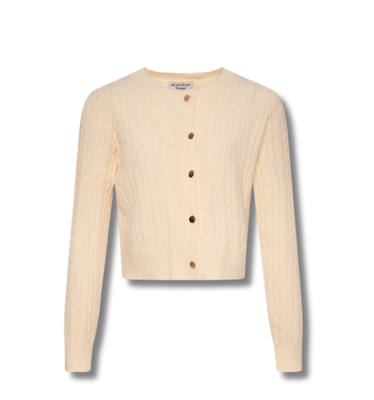 Fracomina Butter Cable-Knit Cardigan