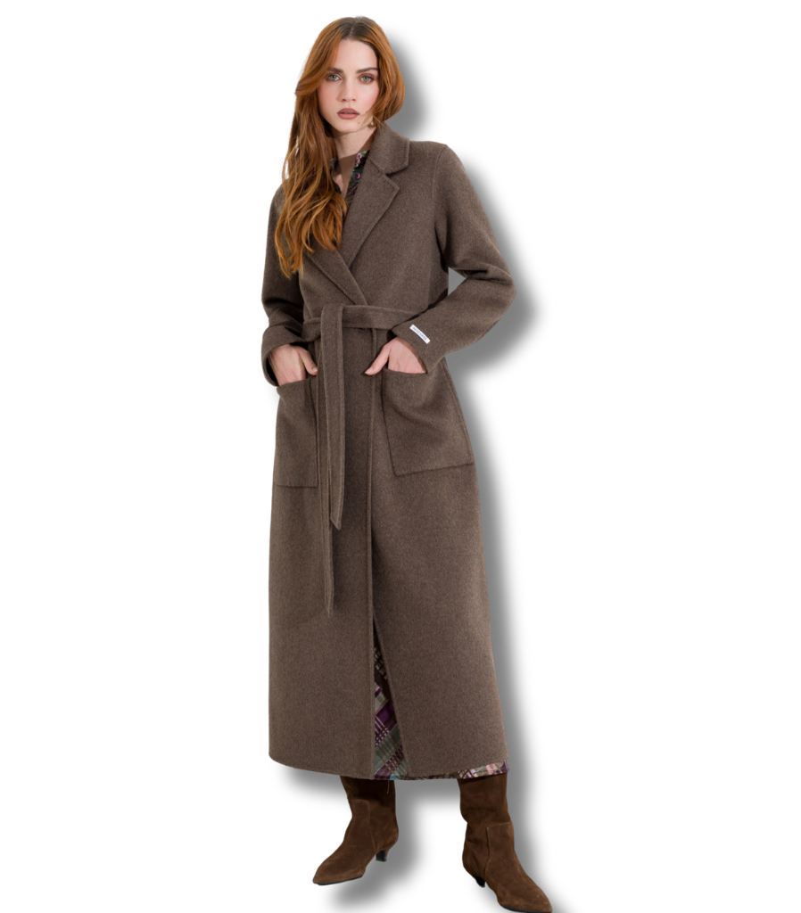Handmade Wool & Camel Long Coat
