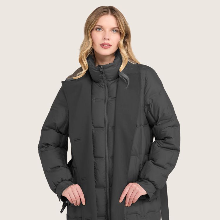 Zwarte Dons Trenchcoat – Made in Italy | Tijdloze Luxe Jas