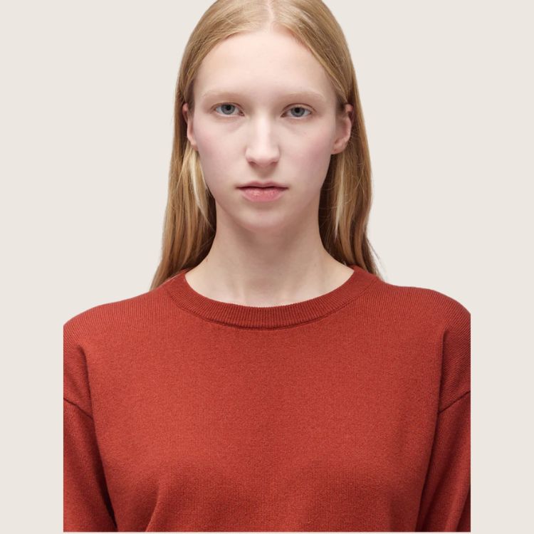 Warm Wool & Silk Crewneck Trui