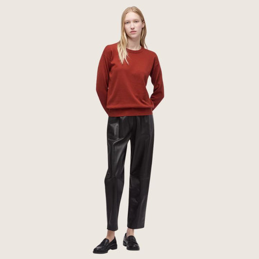 Warm Wool & Silk Crewneck Trui