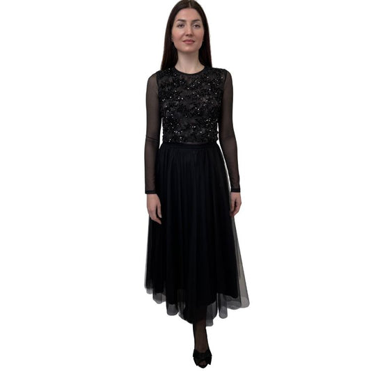 Zwarte Tulle Rok Maxi – Elegant & Feestelijk