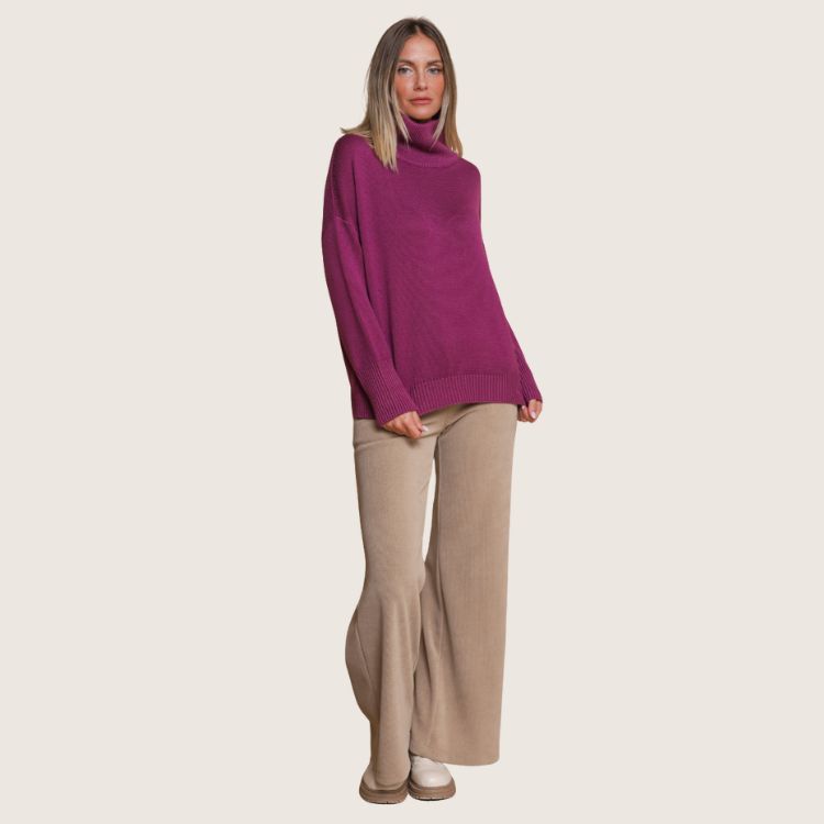 Merino Fine Knit Sweater – 100% Italian Merino Wool