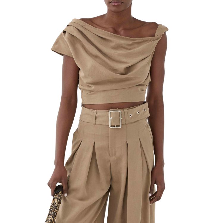 Asymmetrische Mouwloze Top – ELEH Prato Milano