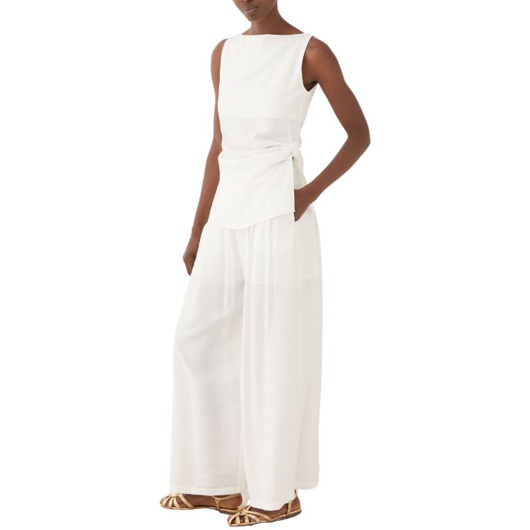 Wijde Pantalon in Zachte Viscose – Italiaanse Set | ELEH Prato