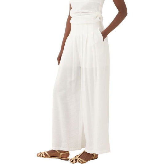 Wijde Pantalon in Zachte Viscose – Italiaanse Set | ELEH Prato