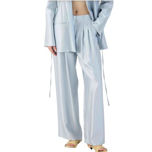 ELEH Palazzo Broek – Iceblauw – Luxe Blend met Subtiele Glans
