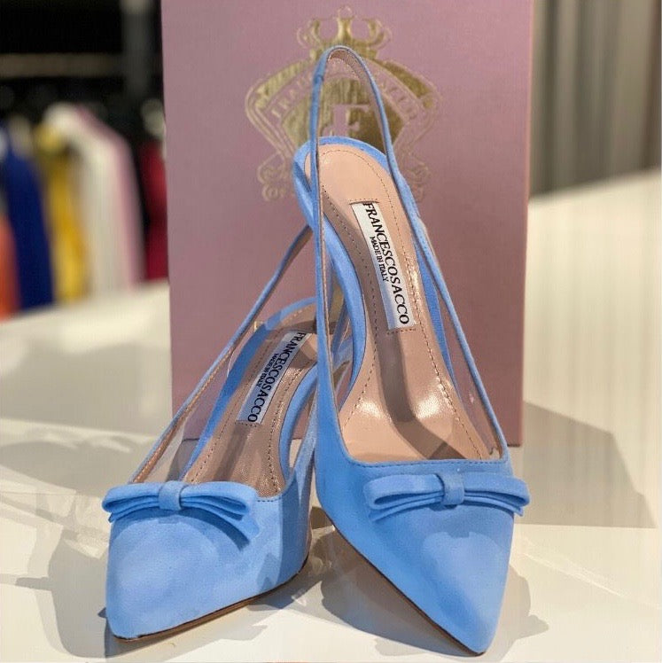 output salade Geweldig Italiaanse dames schoenen pumps lichtblauw – L&C Fashion