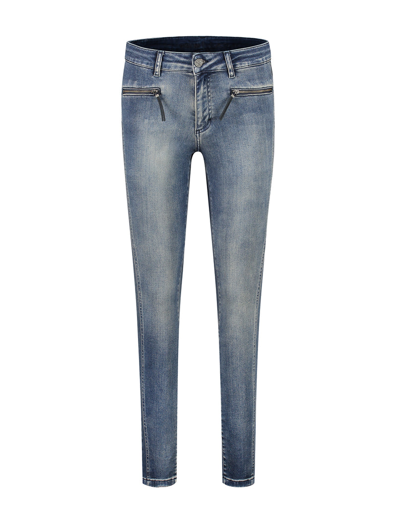 Dames jeans PARA-MI model ELIN Satin Denim