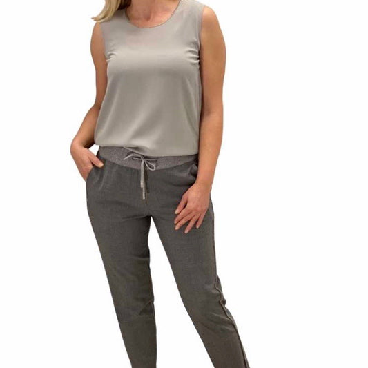 Tankop van zijdeblend met straz decoratie Panicale