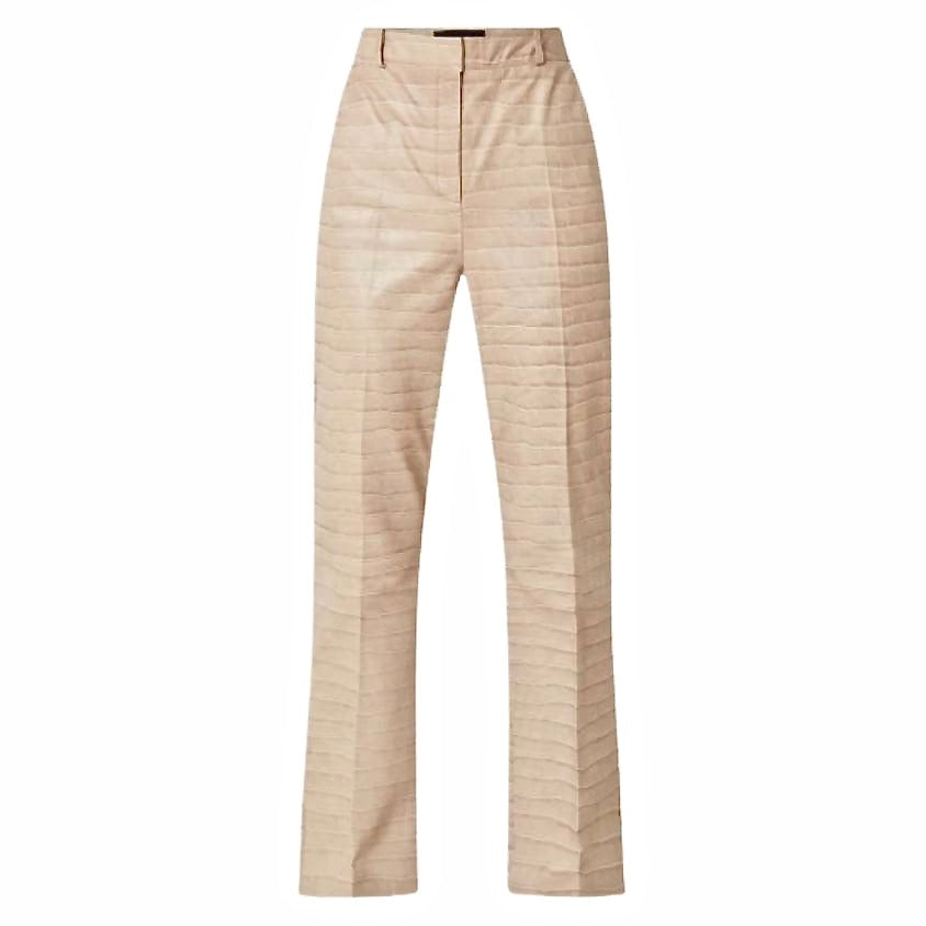 Chloe high waist straight fit pantalon van lamsleer Studio AR -  by Arma
