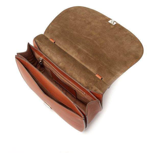 Dames luxe crossover tas  "Fabienne" design by Meggy K.Munich