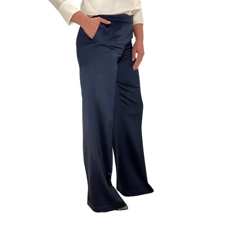 High waist palazzo broek